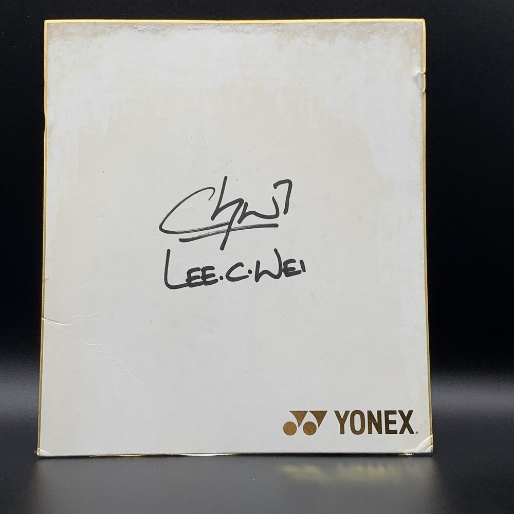 激安ブランド リー・チョン・ウェイ（Lee Chong Wei）(元)選手の直筆サイン スポーツ選手
