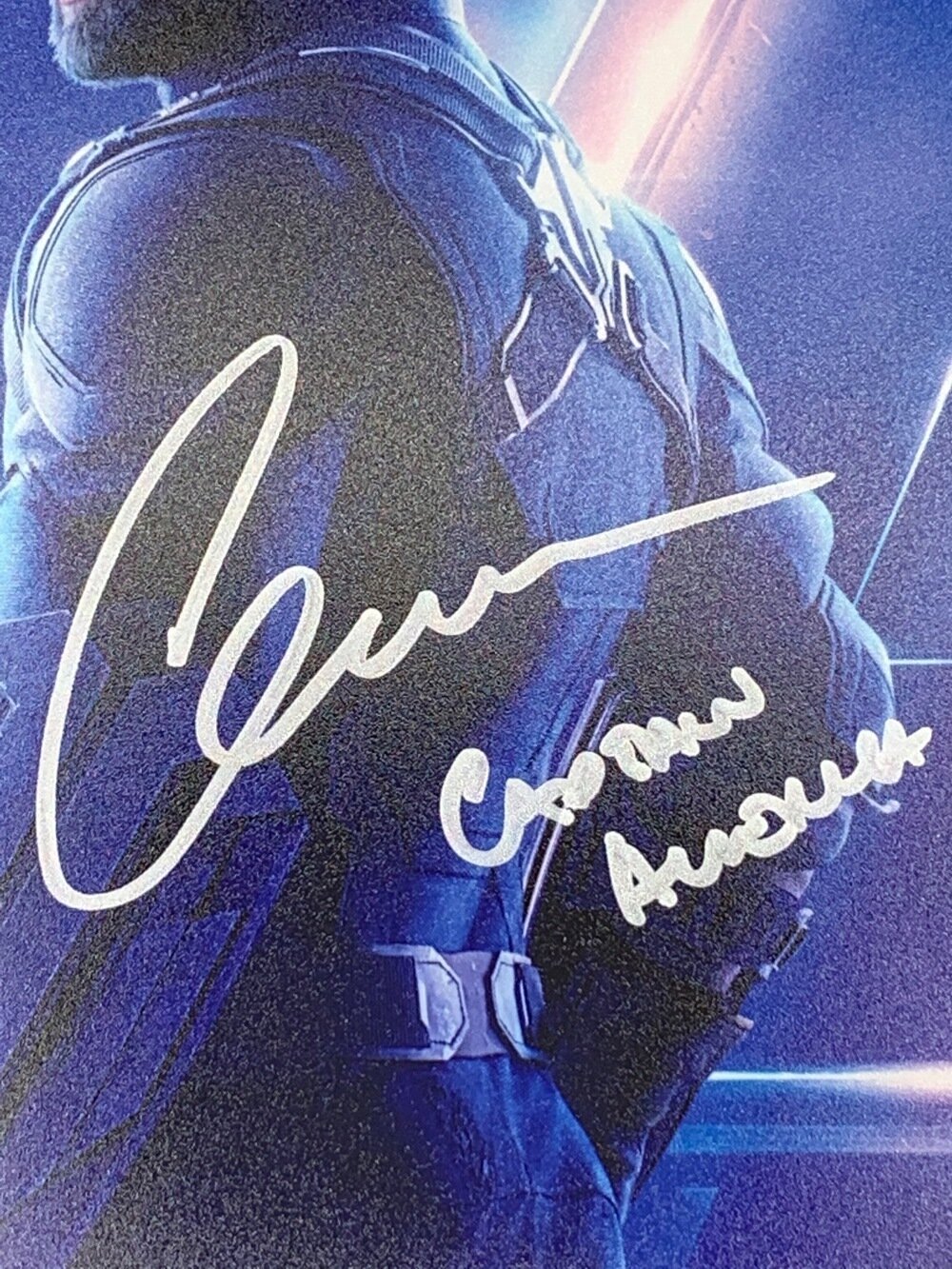 2025春大特価セール！ クリス・エヴァンス（Chris Evans）さん直筆サイン（その1 その他