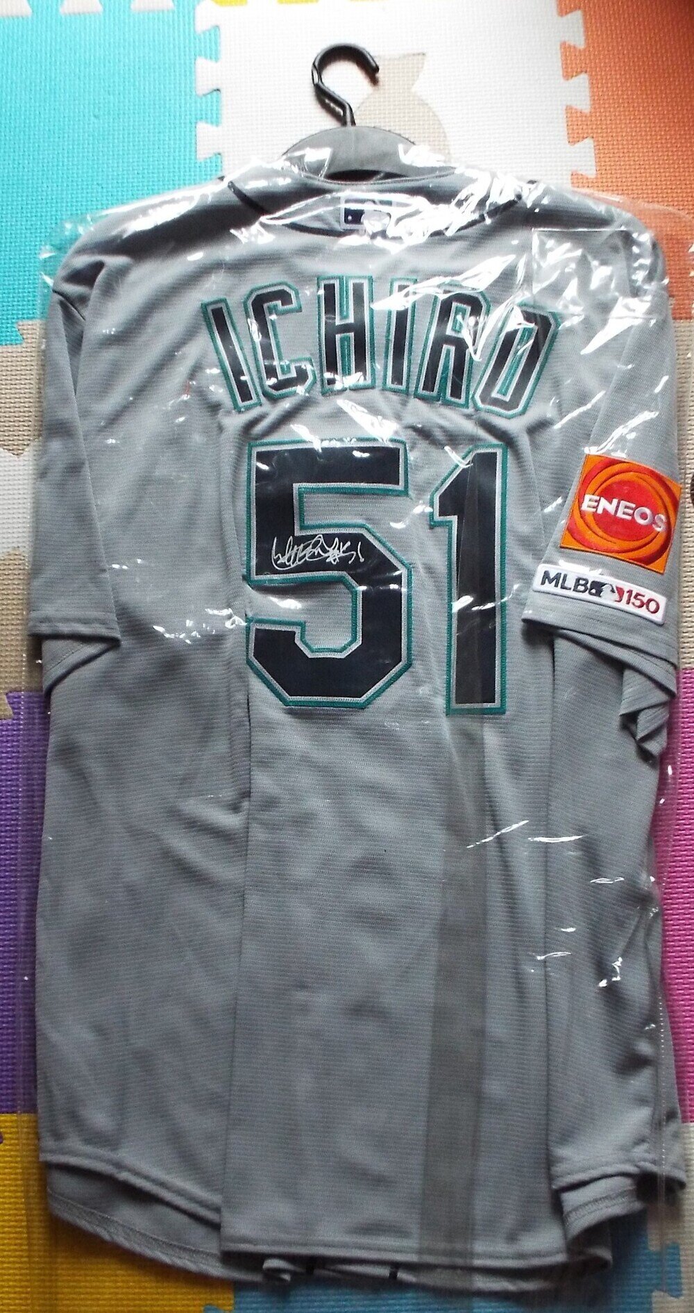 イチロー サイン入り マリナーズジャージ MLB イチロー マリナーズ 直筆サイン ユニフォーム