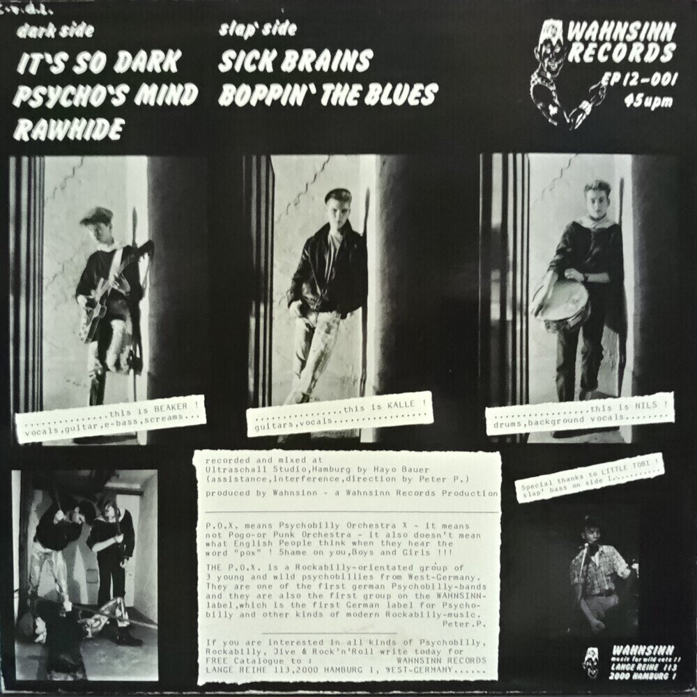 THE P.O.X. / It's So Dark 展示中 in Museum of Rockabilly