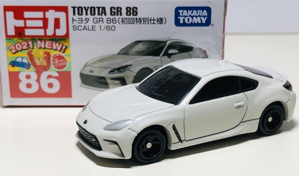 トミカ No.86-9 トヨタ GR86 初回特別仕様 展示中 in Museum of