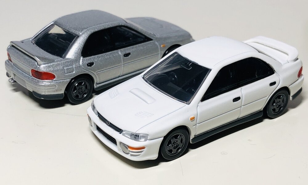 トミカくじ N賞シルビアS15 S賞インプレッサWRX 各