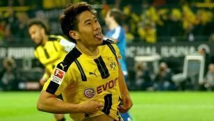 香川真司選手 ボルシア・ドルトムント 2016-2017シーズン 直筆