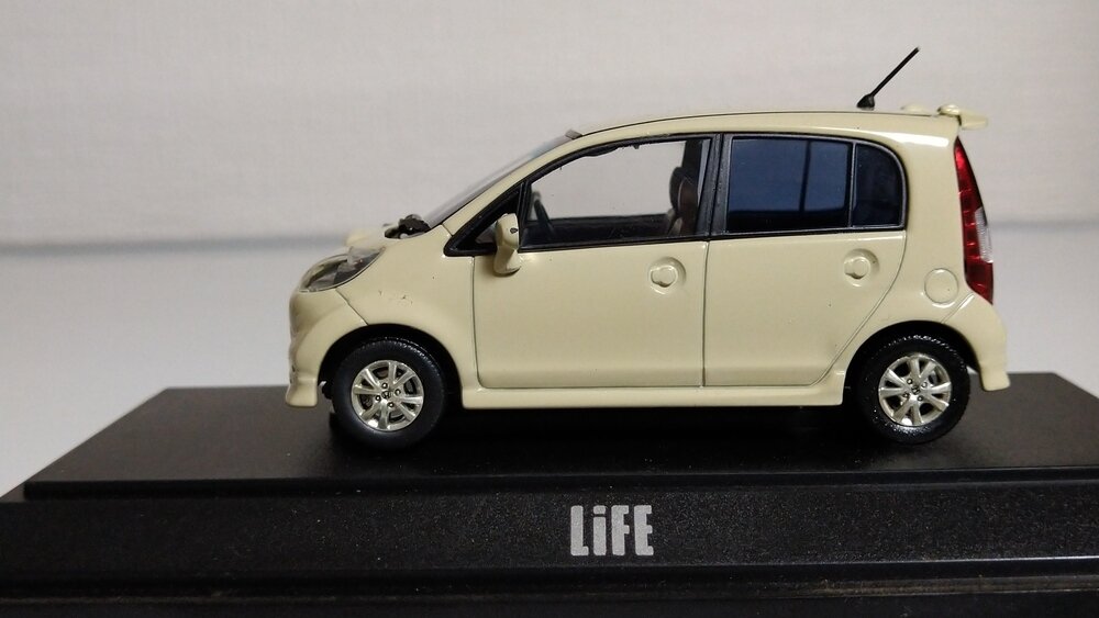 ミニカー1/43 EBBRO ホンダライフJB7 展示中 in Museum of kento