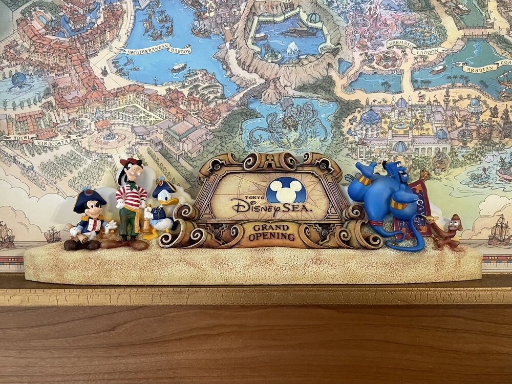 東京ディズニーシー 関係者向けディスプレイマップ 展示中 in