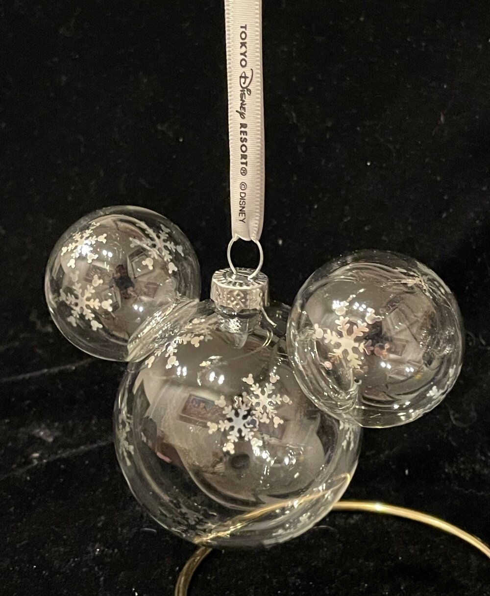 Walt Disney ガラス オーナメント ディズニー スペース