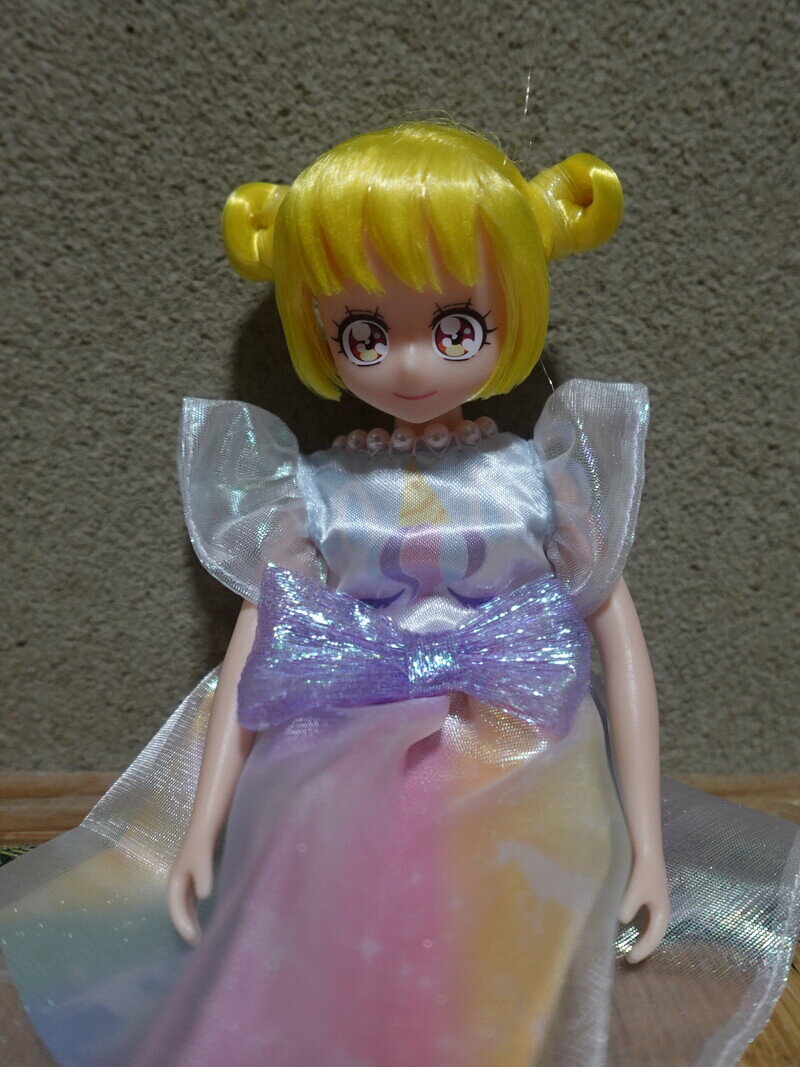 キュアヤムヤム・市販のドレスでアイカツの有栖川おとめちゃんをイメージ