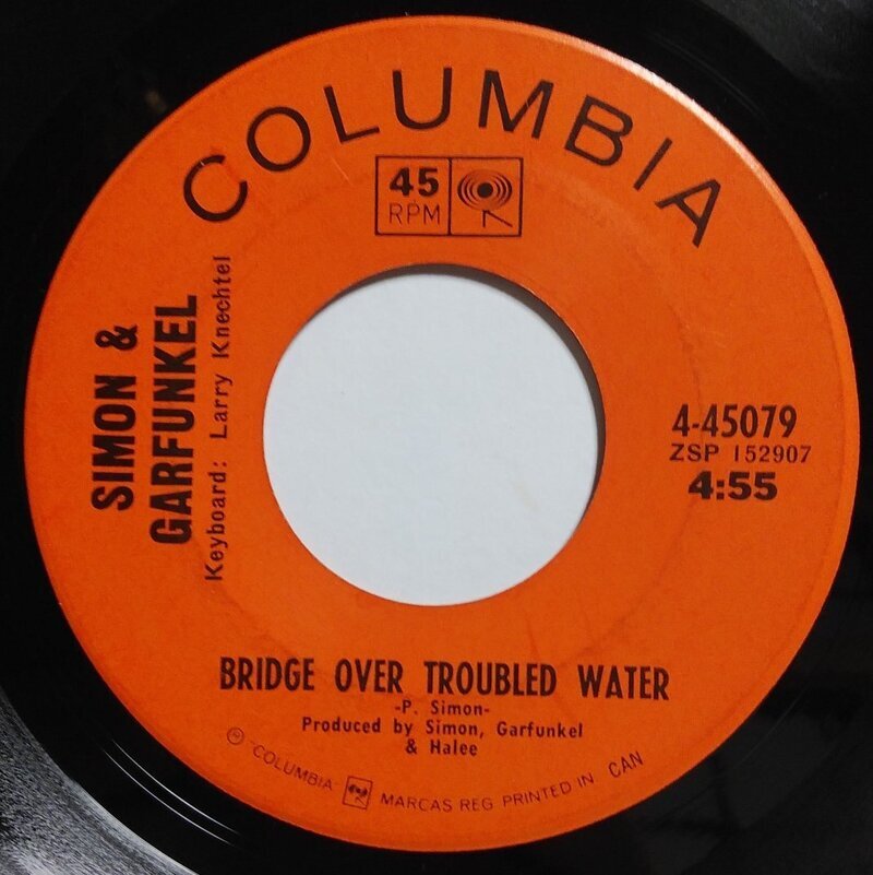 SIMON & GARFUNKEL「BRIDGE OVER TROUBLED WATER / KEEP THE CUSTOMER SATISFIED」Canada