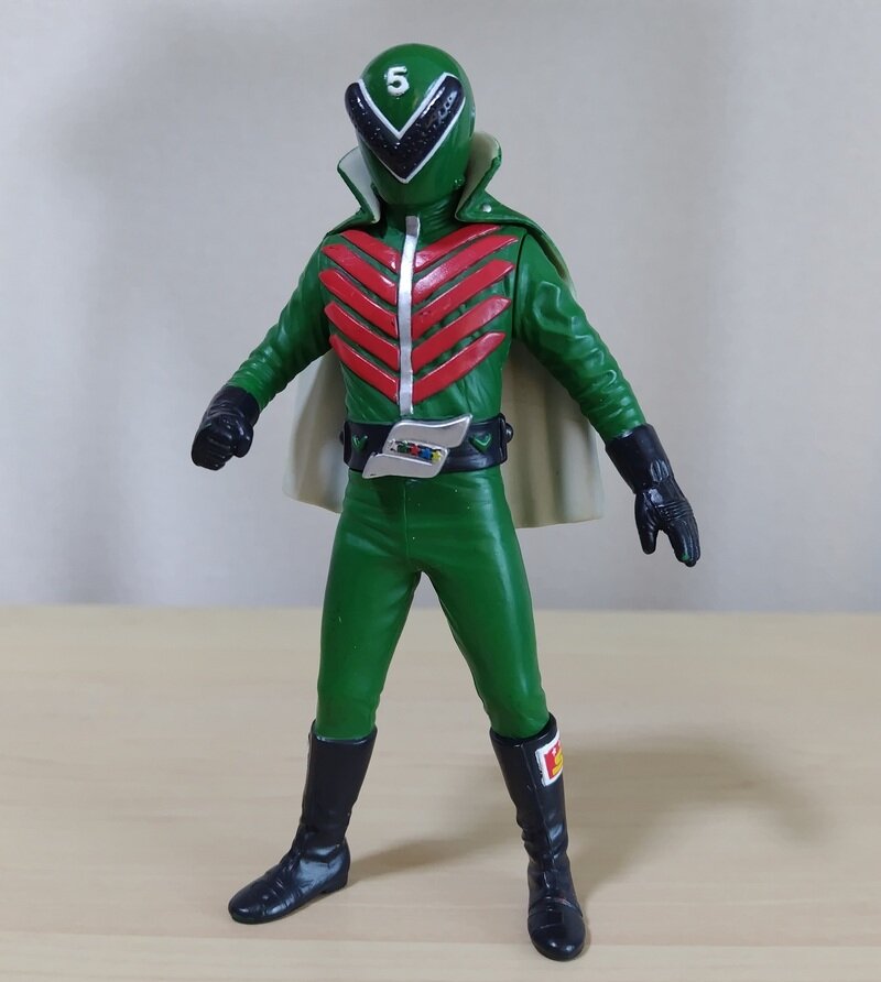 バンダイ ソフビ魂 8 ミドレンジャー （中古タグなし）